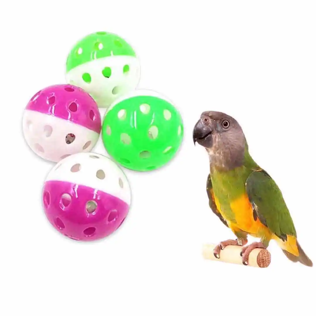 1 шт. яркие игрушки для птиц жевательные пряди кусать зубы Griding Ball Bell
