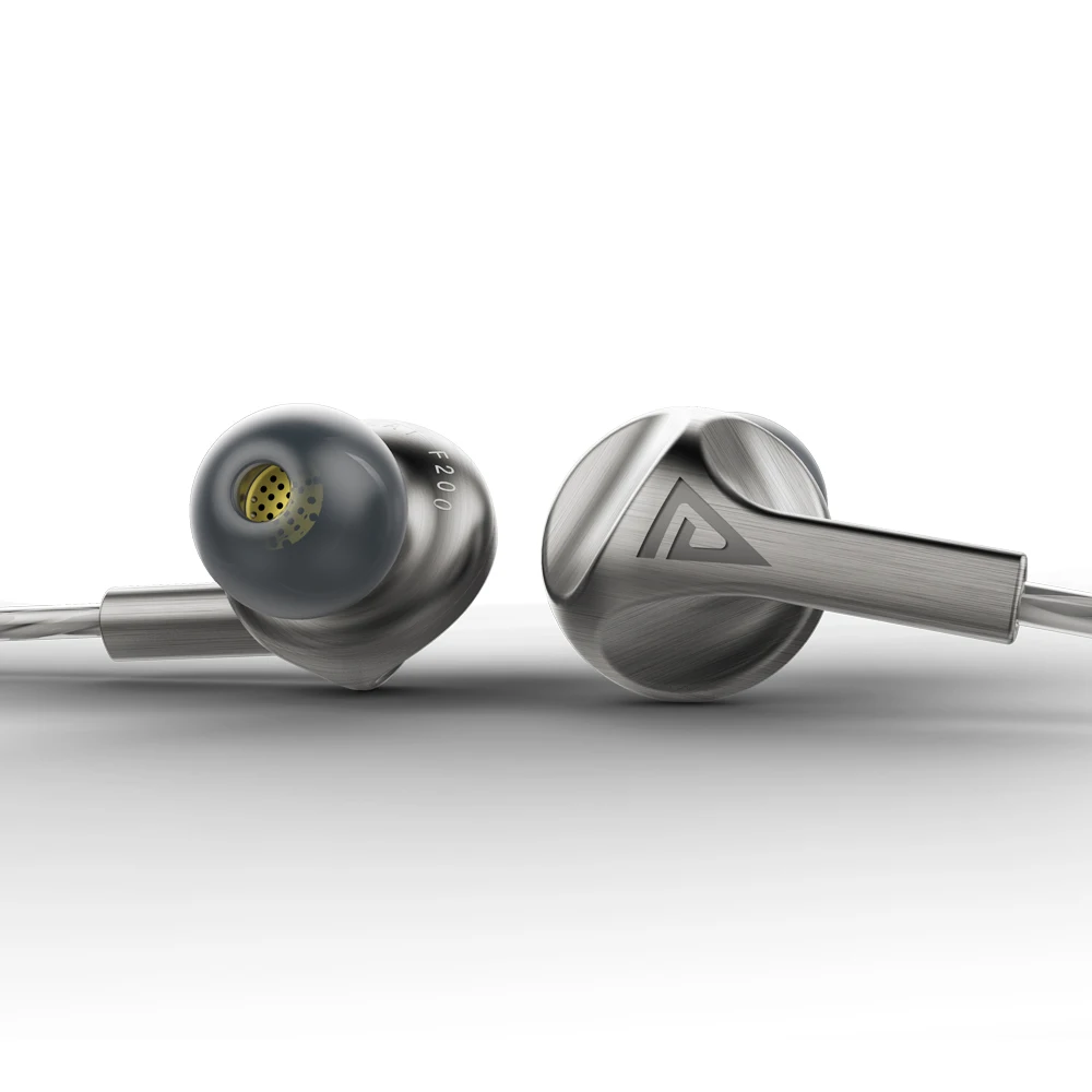 Оригинальные металлические наушники вкладыши AUGLAMOUR F200 HIFI DJ 10 мм графеновые