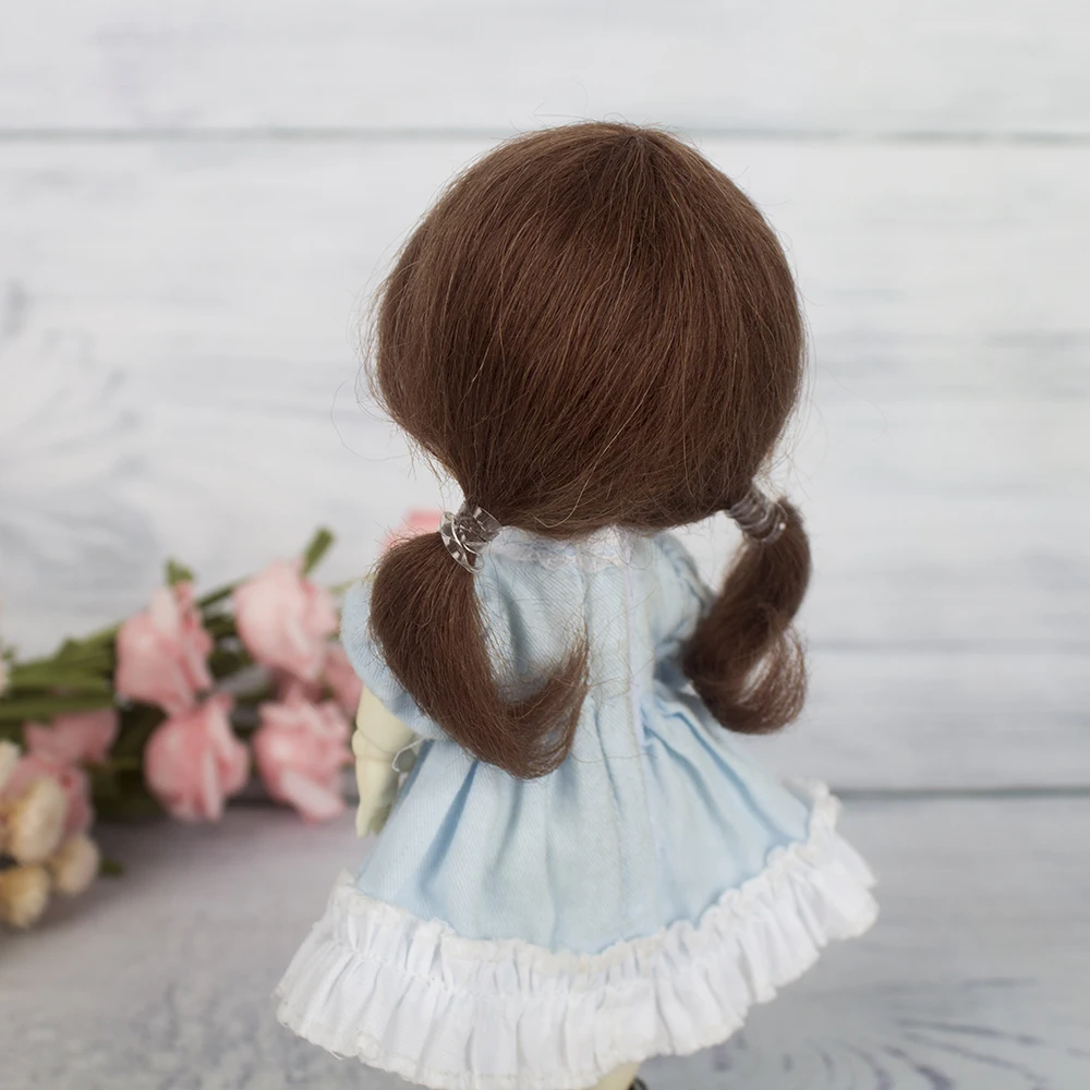 1/8 BJD кукла парик мохеровый материал для 5 до 6 дюймов окружность головы кукла голова для милой куклы