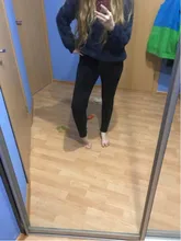 Pencil Jeans Trousers Denim Pants Skinny Syiwidii Vintage Streetwear Blue Stretchy High-Waisted