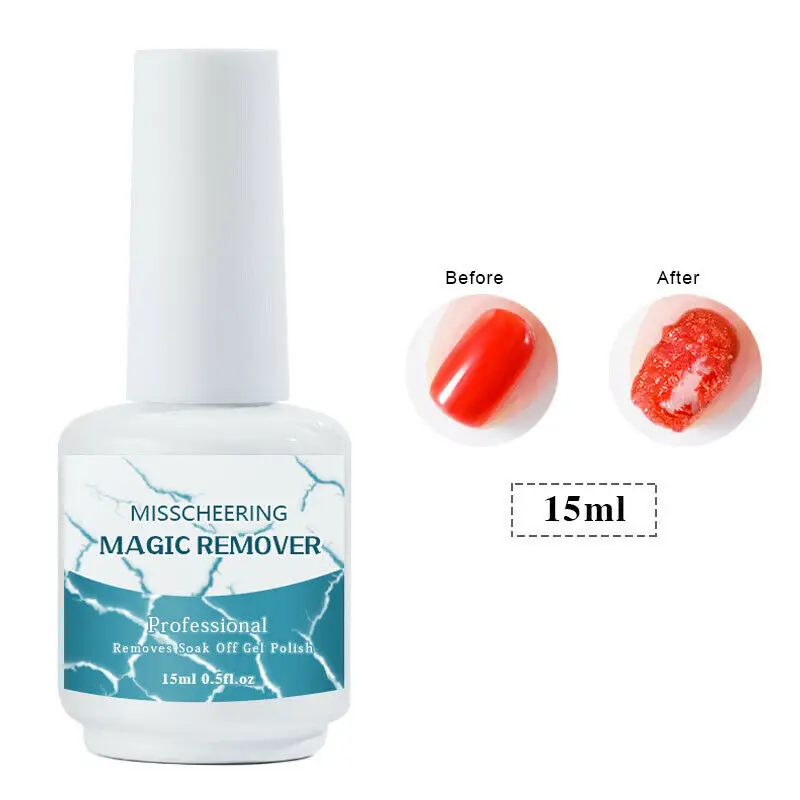 15ml 1 бутылка для геля для удаления лака 15 мл; Гель-лак для ногтей для полировки Burst Magic Remover UV Блестящий лак для ногтей Очиститель лака для ногтей гель для умывания TSLM1 - Цвет: 15ml