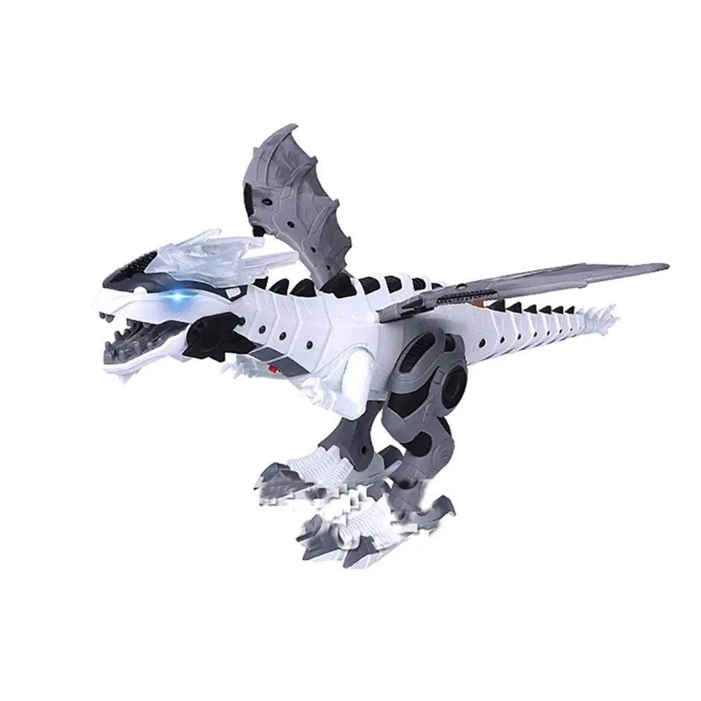 

2019 NEW Spray Mechanical Dinosaurs with Wing Cartoon Electronic Walk Animal Model Dinosaurio Juguete Robot Pterosaurs Kids Toys