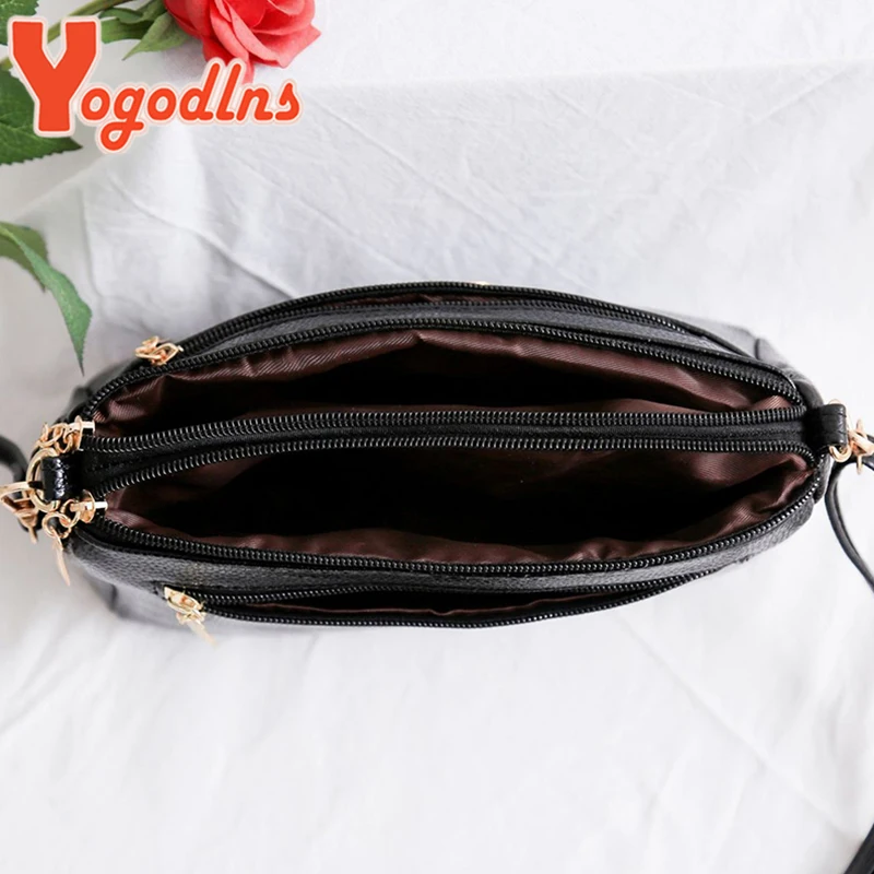 Soft PU Leather Crossbody Bag For Women Bowknot Shoulder Bag Multifunction Messenger Bag New Small Lady Handbag Bo