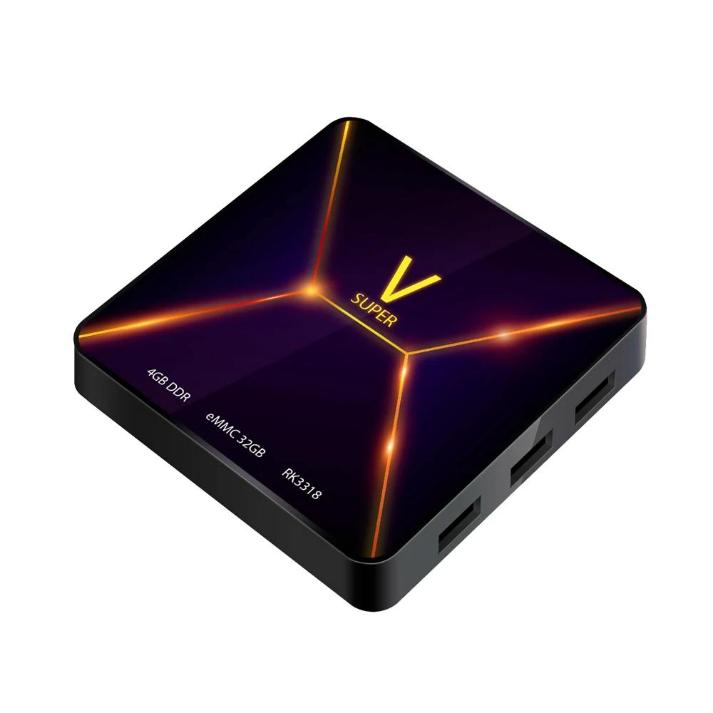 Новый Android 9 0 tv Box RK3318 Ram 4 Гб Rom 32 ГБ смарт Интернет приставка 2 4G wifi bluetooth Поддержка