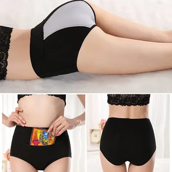

Chic Solid Color Pocket Decoration Panties Leak Proof Menstrual Panties Physiological Period Briefs