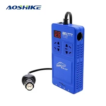 AOSHIKE 1 шт. инвертор 12 В 220 В автомобильный преобразователь питания инвертор адаптер зарядное устройство 4 порта USB зарядка со светодиодный дисплей 24 В до 220 В