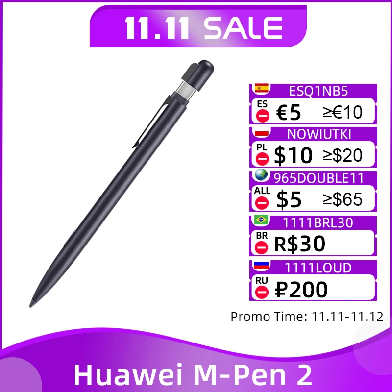Смарт-ручка Huawei M Pen 2 82 мАч Bluetooth 5 0 стилус для Mate 40 Series 30 Pro MatePad | Компьютеры и офис