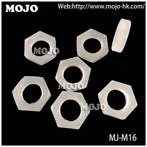 MJ-M16 100 штук PE гайка 4 мм