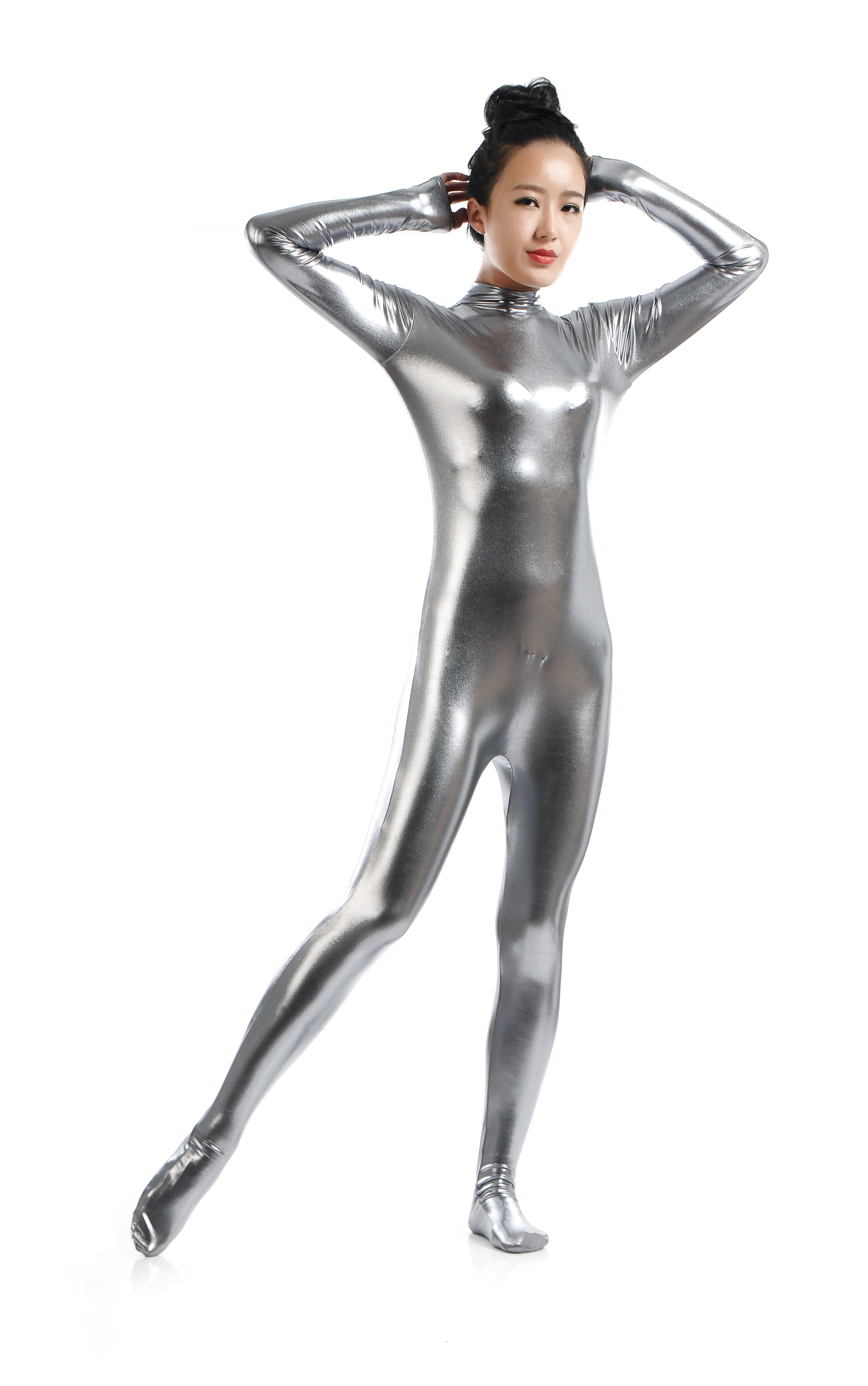 VSVO Unisex Baby Shiny Spandex Skin-Tight Full Bodysuit Zentai Costume 