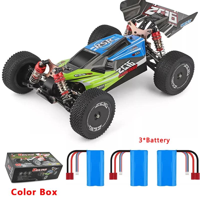 WLtoys 1/14 144001 RTR 2 4 GHz RC автомобиль масштаб Дрифт гоночный 4WD Металлическое шасси