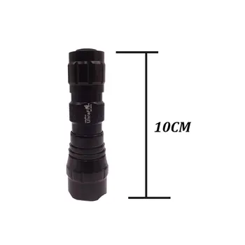 

UF WF-501A 501A Mini Flashlight XM-L2 10W 6500K Small Portable Torch CR123A 16340 CR2 CR123 Flashlight Lantern
