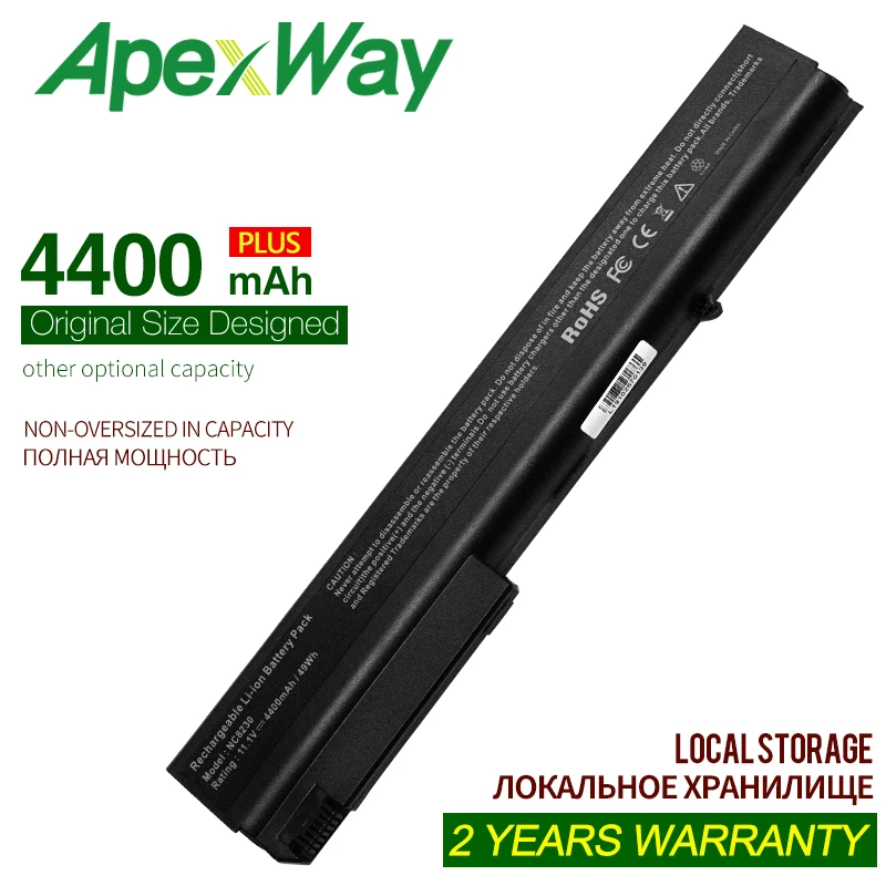 Apexway 4400mAh лаптоп с Батарея для hp HSTNN DB06 DB11 DB29 I04C LB11 OB06 UB11 PB992U nw9440 8710w 8510w nx7400 nx7300