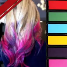 Краска для волос Мел нетоксичный временный салонный набор для женщин девушек моющиеся пастели Мел инструменты для окрашивания для укладки волос