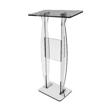 Крепежные дисплеи крепежные дисплеи Подиум ясный призрак акриловая подставка или кафедра простая сборка требуется оргстекло
