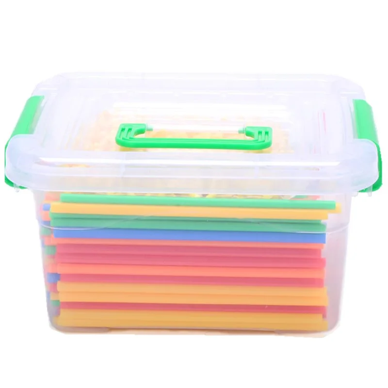 

Kindergarten a Year of Age Area Primary Class 3-6 Construction Straw Joint Building Blocks Material Taipan <14-Year-Old Unisex
