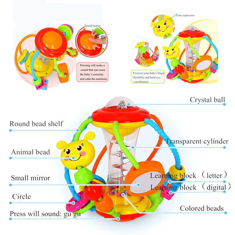 Apaffa детская коляска игрушечное колесо обозрения погремушки для новорожденных детей Muscial/Mobile/развивающие/Новорожденные игрушки для детей 0-12 месяцев I0130