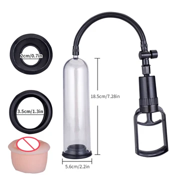 Electric Penis Vacuum Pump Rechargeable Automatic Male Enlargement Erection Extend Men Manual Penis Enlarge Air Pressure Device 4