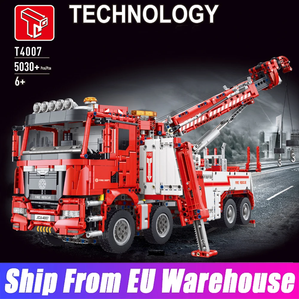 Новый высокотехнологичный автомобиль T4007 строительные блоки радиоуправляемая