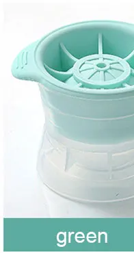 green 6 см Силиконовый круглый лоток для льда виски хоккейная форма для льда Сфера DIY Форма для приготовления льда инструменты для мороженого вечерние Кухонные гаджеты - Цвет: green