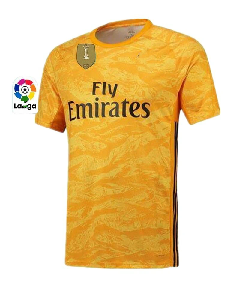 GK 19 20 Real Madrided взрослая футболка, футболка для футбола,, домашняя одежда, 3RD Hazard ISCO MODRIC, футболка для футбола, размер S-2XL - Цвет: GK