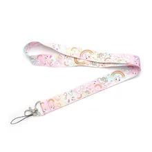 CA302 лошадь мультфильм симпатичный брелок Lanyards держатель удостоверения личности ID карты пройти мобильный телефон USB бейдж держатель ключевой ремень