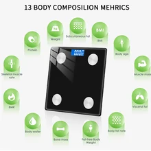 Balança de peso corporal digital escala de banheiro digital bmi perda de peso fitness escalas de peso exatas grande backlight display