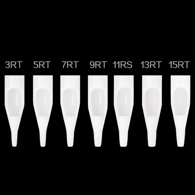 50 шт. 3/5/7/9/11/13/15 RL наконечники для тату бровей Иглы шапки насадка для перманентного макияжа машинка для бровей татуировки
