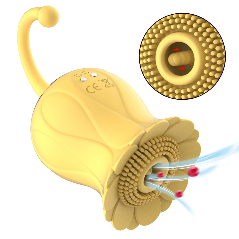 Rose Sucking Vibrator Clit Nipple Sucker Oral Sex Clitoris Stimulation Mastrubator Powerful Sex Toys for Women   Intimate Goods