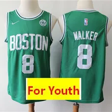 Мужская футболка Boston Gordon hayard Jaylen коричневый Jayson Tatum Youth#8 Kemba Walker new Kids