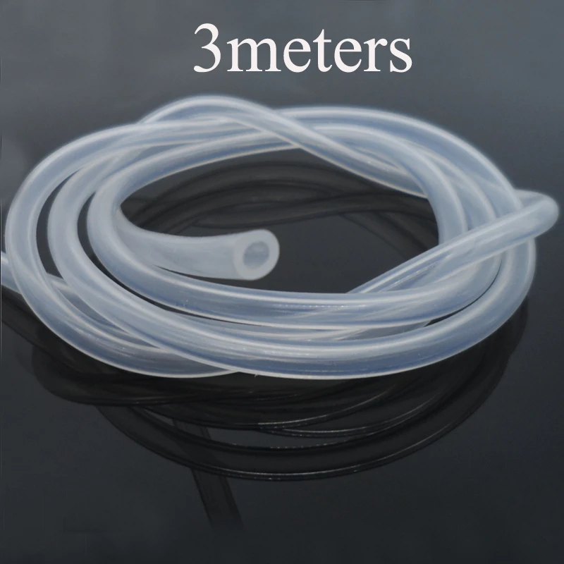 3Meters Marine 3*5mm High Temperature Resistance Soft Silicone Tube Transparent Water Cooling Pipe for RC Electric Petrol Boat | Игрушки и