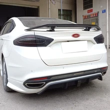 

Wholesale Rear Trunk Lid Boot Car Spoiler Wings For Ford Fusion Mondeo Sedan Sport Spoilers Black Carbon ABS Assessories Parts