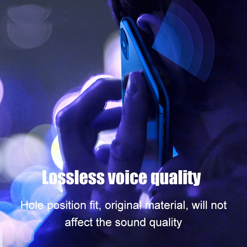 200D С Пылезащитным отверстием полное покрытие стекло для iPhone X XS 11 Pro Max XR закаленное стекло для iPhone 7 8 6 6s Plus защита экрана