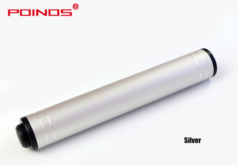 Silver Кий для пула, удлинитель POINOS профессиональное расширение 2 цвета Opition легкая переноска модные удобные бильярдные аксессуары - Цвет: Silver