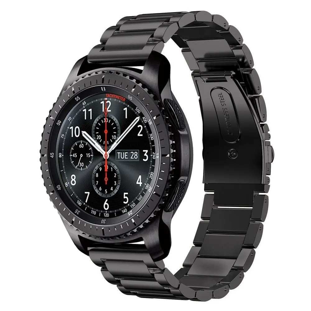 Joyozy, медный, золотой, черный, 20 мм, 22 мм, для Galaxy Watch s2/s3, петля, ремешок из нержавеющей стали, полосы для samsung Galaxy 42 мм, 46 мм