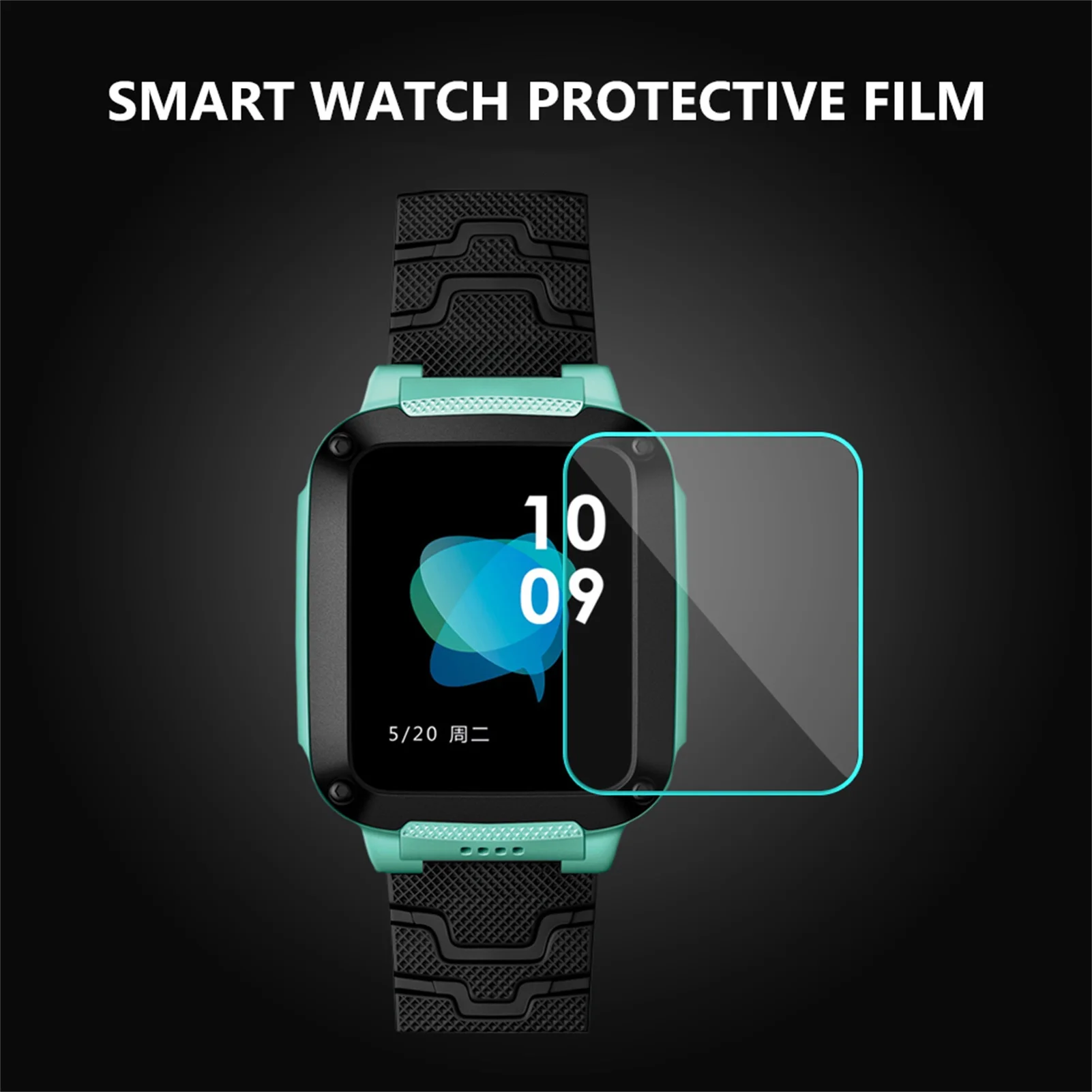 3D Curved Smartband Protective Soft Film Screen Protectors For Q12 Smart Watch Children Watch Anti-Scratch Explosion Proof Film