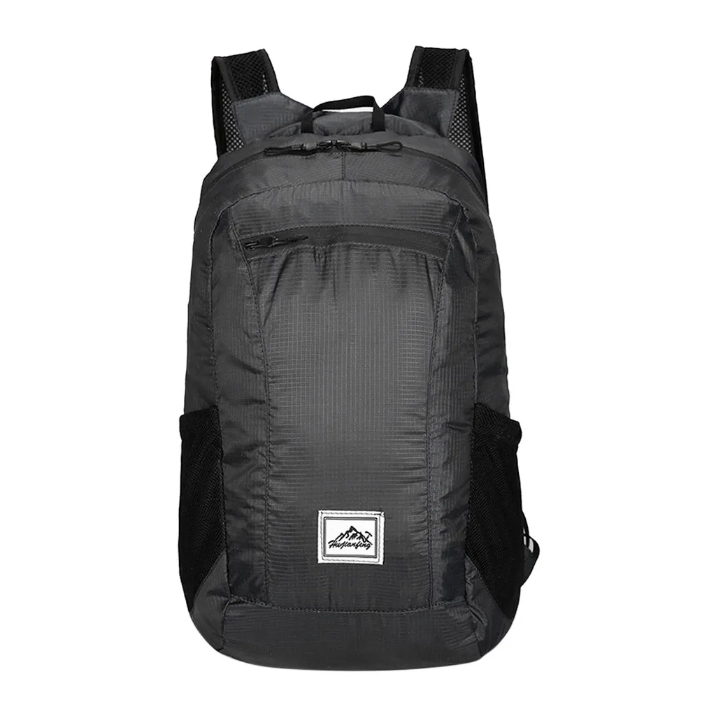Black 45# Для мужчин рюкзак одежда светильник Спорт на открытом воздухе рюкзак простой складной рюкзак светильник вес Спорт на открытом воздухе Рюкзак для Для мужчин Для женщин - Цвет: Black