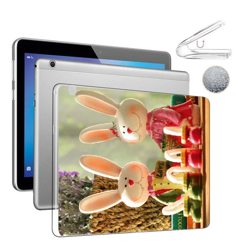 Мягкий силиконовый чехол для планшета с рисунком для huawei Mediapad Media Pad T3 7 3g T3 8 KOB-L09 KOB-W09 для Honor Play Pad 2 8,0 чехлы из ТПУ
