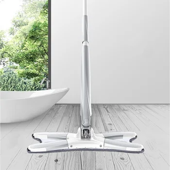 

X-type Reusable Manual Extrusion Cleaner Household Mop for Wash Floor Cleaning Tools Floor Mop Hand Free Mop Washing Microfiber