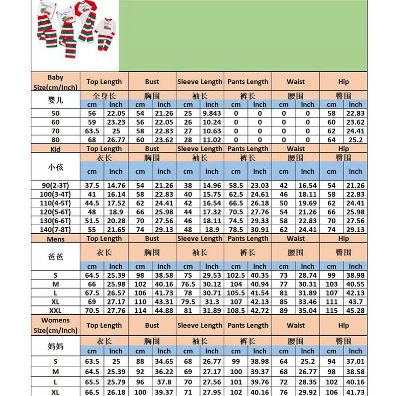 family christmas pajamas Matching Outfits Adult Women Kids Sleepwear Nightwear mommy and me clothes Set