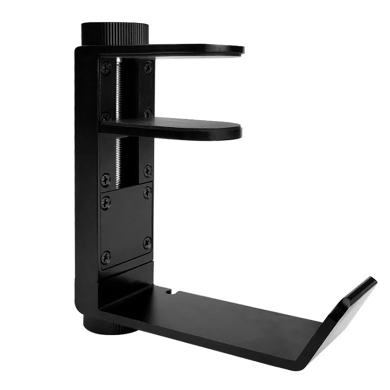 Headphone Hook Bracket Mounting Seat, Headphone Bracket with Wire Clip