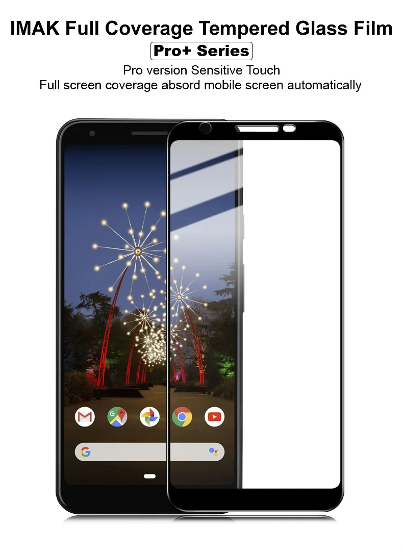 Для Google Pixel3a Pixel 3a XL Pixel 4 XL пленка из закаленного стекла Imak pro+ Полное покрытие протектор экрана полноэкранная крышка AB Клей