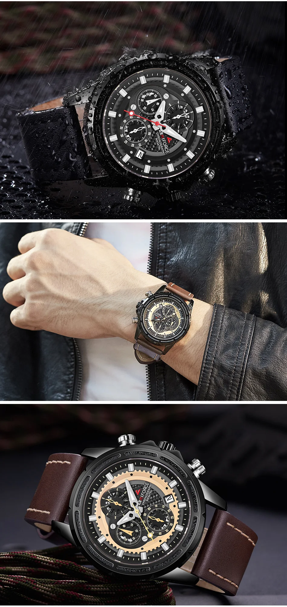 ARMIFORCE новые модные дизайнерские мужские часы Топ Роскошные часы мужские спортивные водонепроницаемые мужские часы Классические наручные часы Relogio Masculino