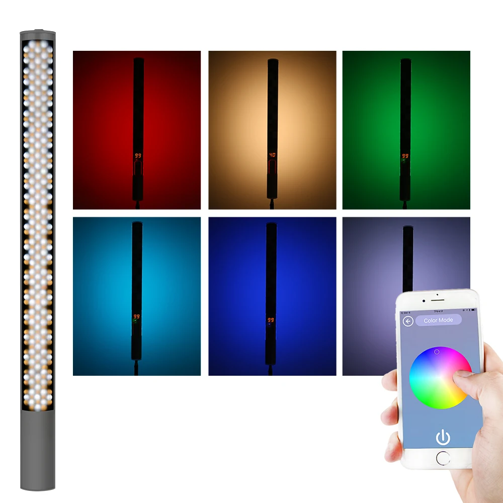  YONGNUO YN360II YN360 II Handheld LED Photography Soft Light 3200K-5500K RGB Adjustable Color Tempe