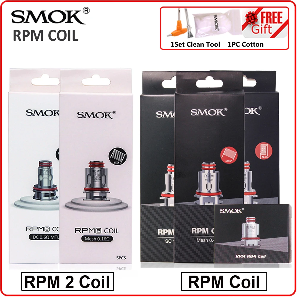 Tanio Oryginalny SMOK RPM 2 RPM RBA głowica cewki RPM2 parownik rezystor sklep