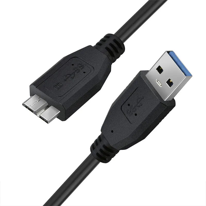 1 м/0 5 м Гибкий Кабель USB 3 0 штекер A к Micro B для жесткого диска Samsung Galaxy PC Seagate WD