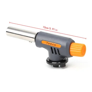 

Portable Camping Welding Gas Torch Flame Gun Flamethrower Butane Burner Wind Proof Drop Ship Support