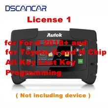 Autek IKEY820 Лицензия 1 для-d+ и для Тойота G и H чип все ключ потерян ключ программирования