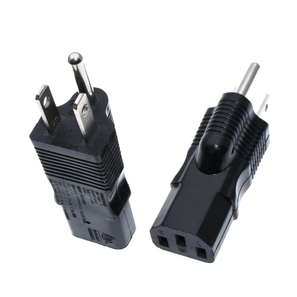 US TO IEC320 C13  ȯ ÷, Nema 5-15P 3  ȯ, IEC320 C13 3 Ȧ-̱ 3  AC   250V10A