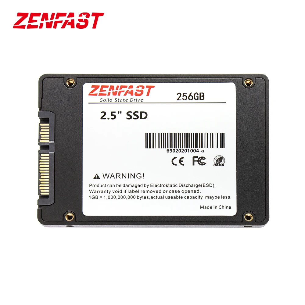 Внутренний твердотельный накопитель ZENFAST SATA3 SSD 120 ГБ 128 256 480 Гб жесткий диск для