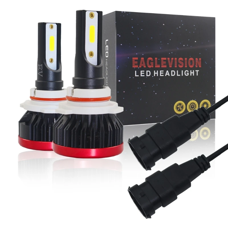 

DC12V 9005/9006/H11/H4/H7 100W 20000LM LED Chips Headlight Fog Light Bulb Qualitied Conversion Lamp Automobiles 6000K White Lamp